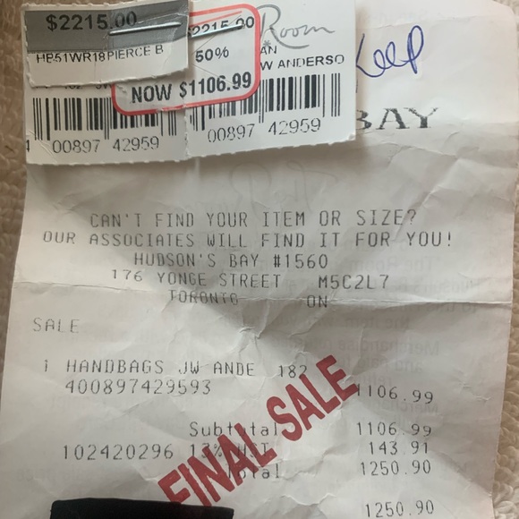 JW ANDERSON Tan Backpack with Gold Accents - Picture 16 of 16